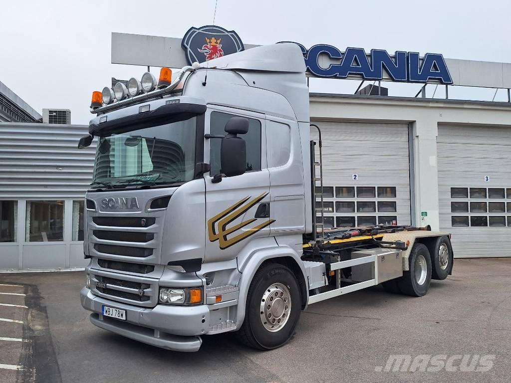 Scania R 580 LB Hákový nosič kontejnerů