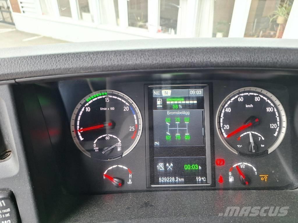 Scania R 580 LB Hákový nosič kontejnerů