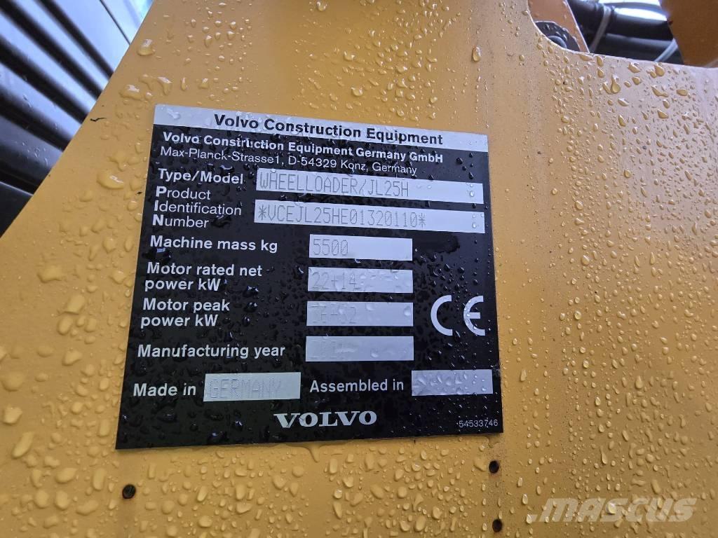 Volvo JL25H Electric Kolové nakladače
