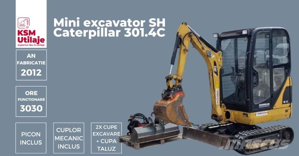 CAT 301.4 C Mini rýpadla < 7t