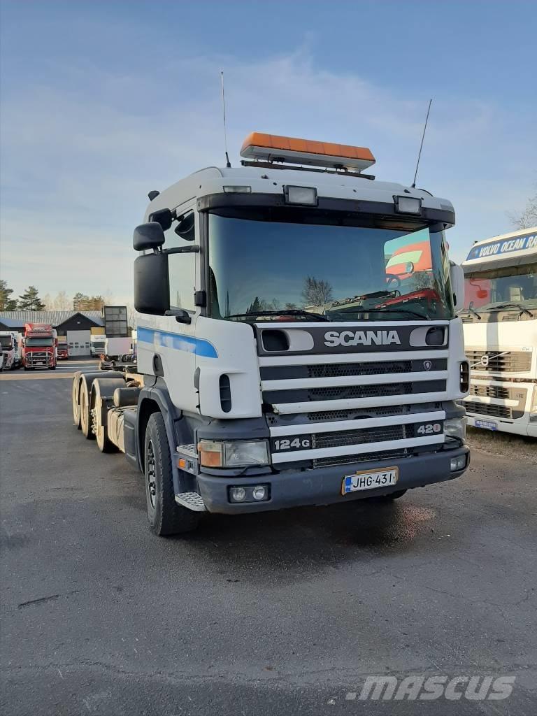 Scania P 124 Hákový nosič kontejnerů
