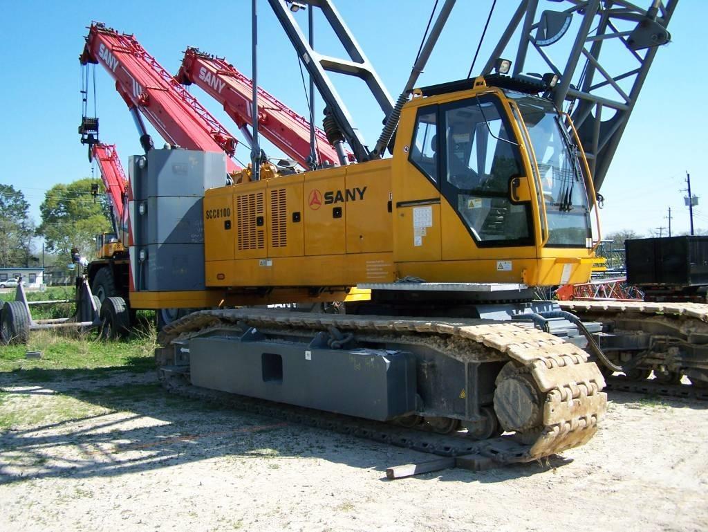 Sany SCC 8100 Pásové jeřáby