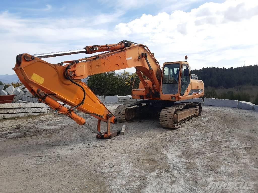 Daewoo DX340 LC V Pásová rýpadla