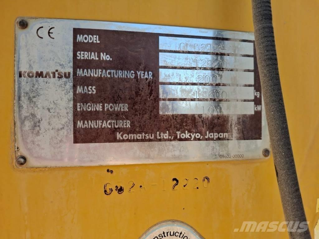 Komatsu GD 521 A-1E Stavebnictví - ostatní