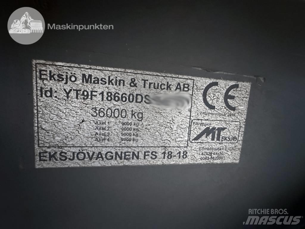  Eksjövagnen FS 18-18 Přívěsy na dřevní štěpku