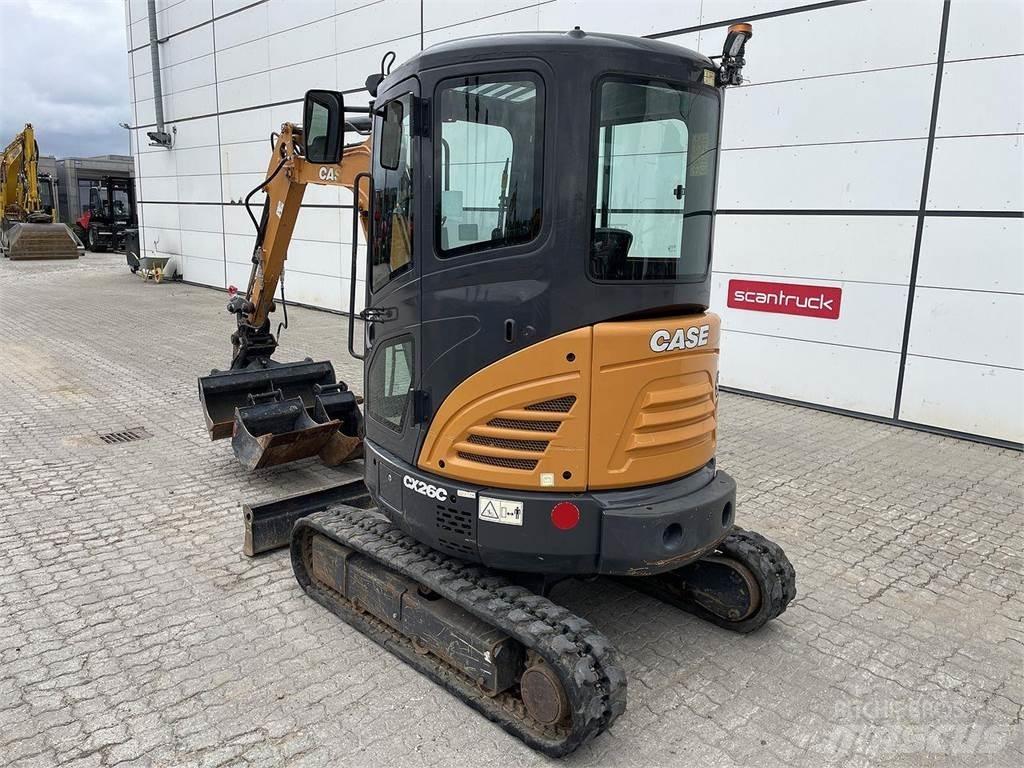 CASE CX26C Kolová rýpadla