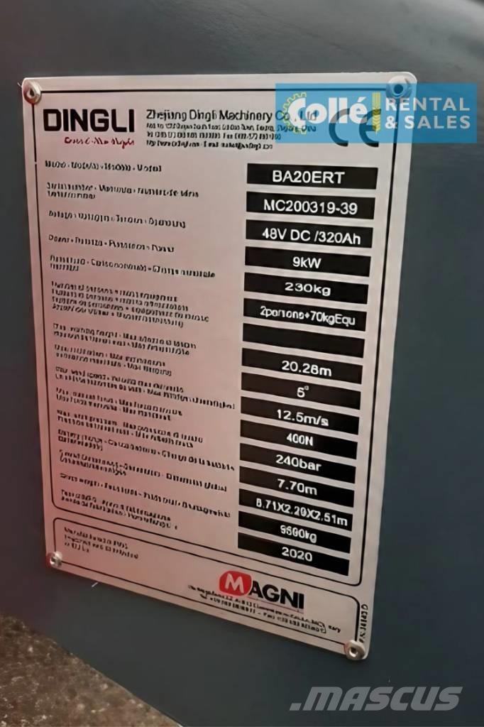 Magni BA20ERT | 2020 Kloubové plošiny