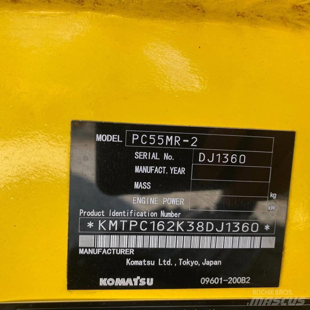 Komatsu PC 55 Pásová rýpadla