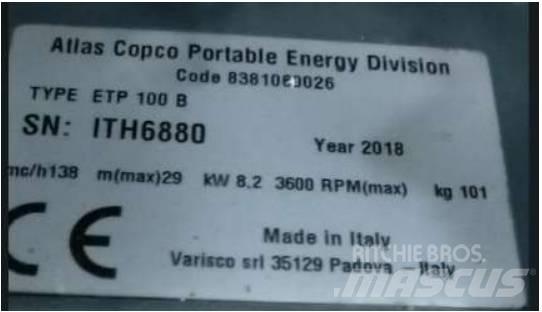 Atlas Copco ETP 100B Vodní čerpadla