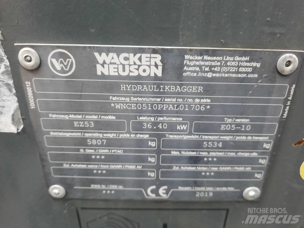 Wacker Neuson EZ 53 Mini rýpadla < 7t