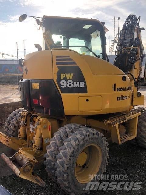 Komatsu PW 98 MR Kolová rýpadla