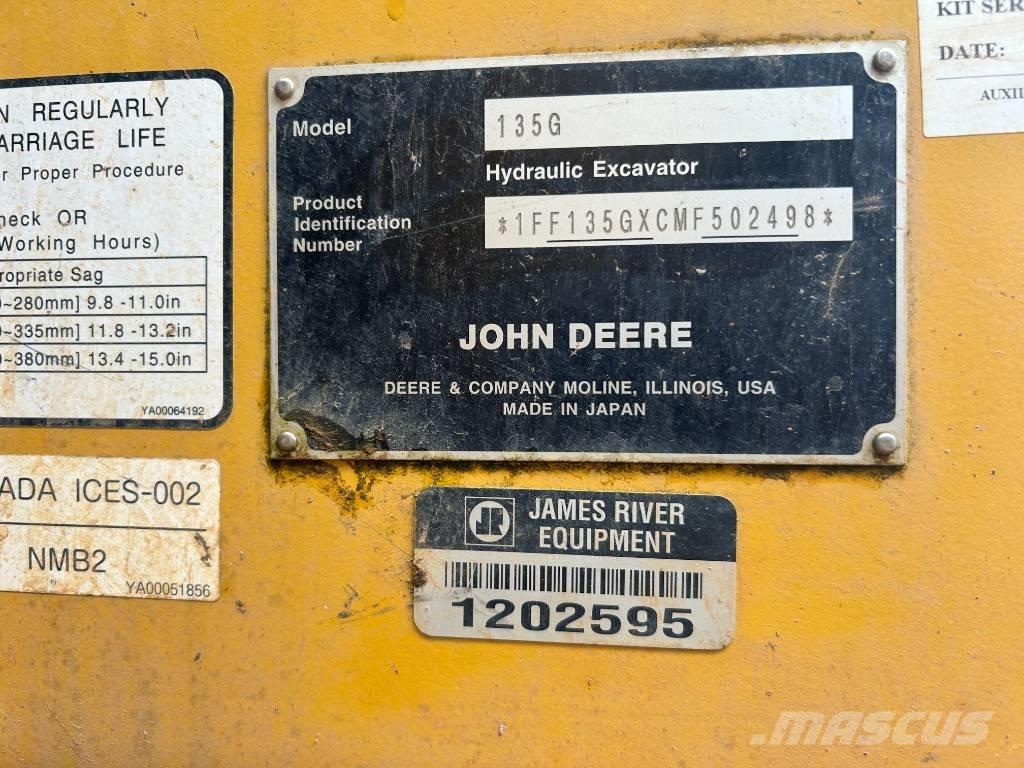 DEERE 135G Pásová rýpadla
