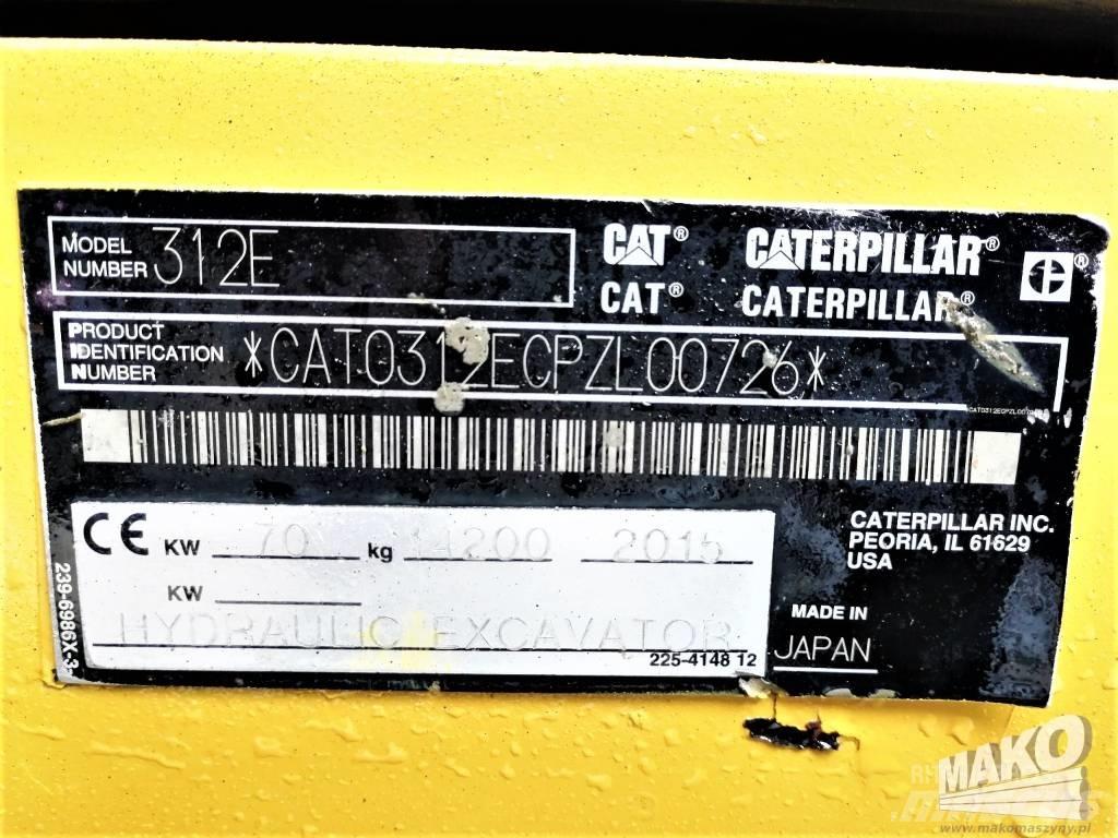 CAT 312 E Pásová rýpadla