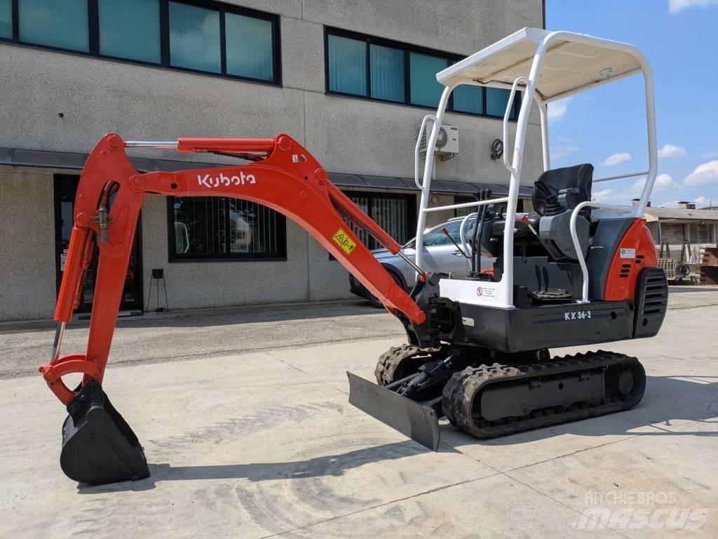 Kubota KX 36-3 Mini rýpadla < 7t