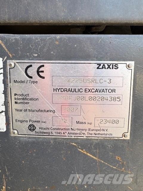 Hitachi ZX 225 Pásová rýpadla