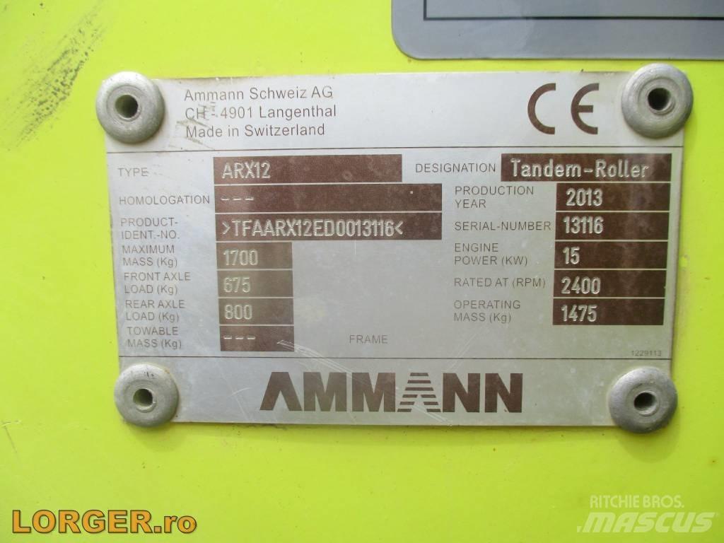 Ammann ARX 12 Tandemové válce