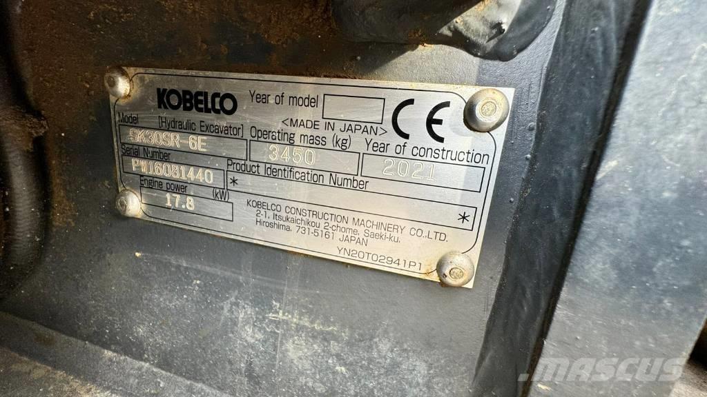 Kobelco SK 30 SR-6E Mini rýpadla < 7t
