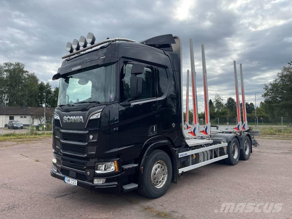 Scania R 730 Vozy na přepravu kmenů