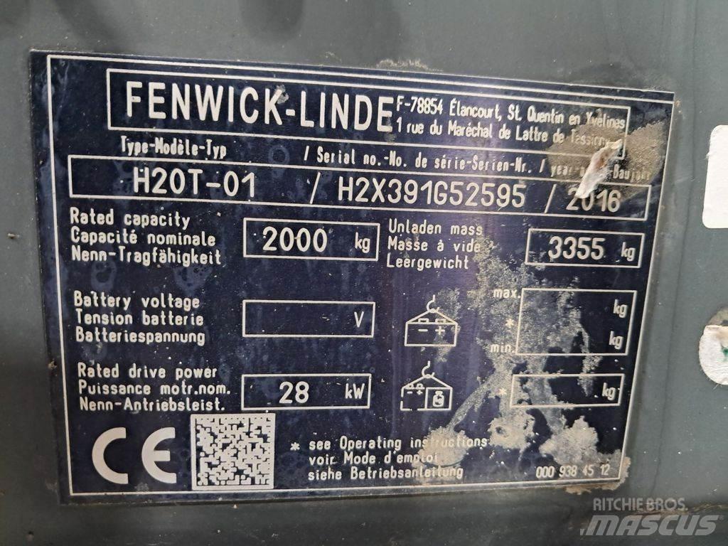 Linde H20T-01 LPG vozíky
