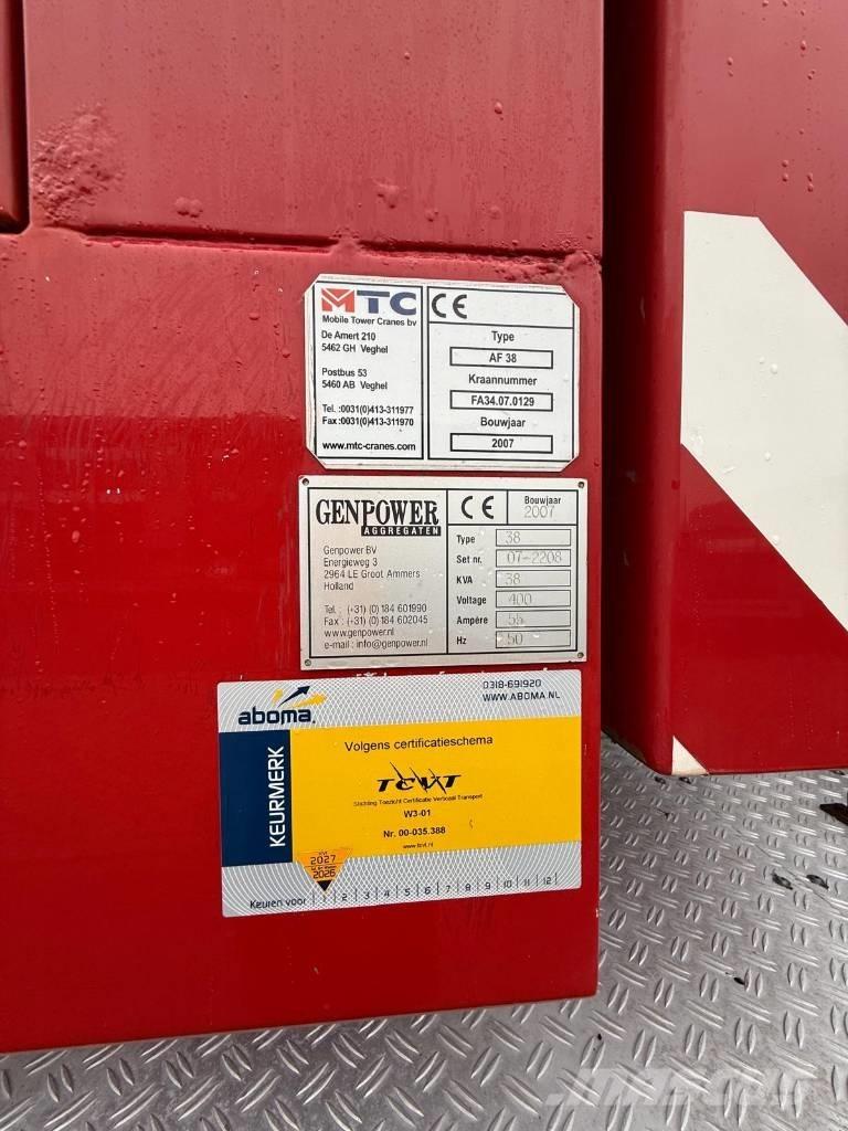 Faun AF 38 Stavební jeřáby