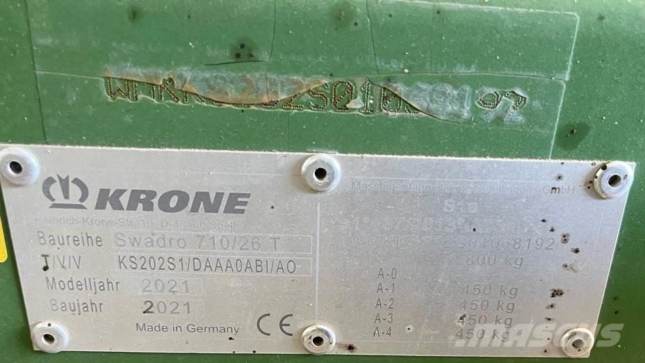 Krone 710/26T Řádkovače