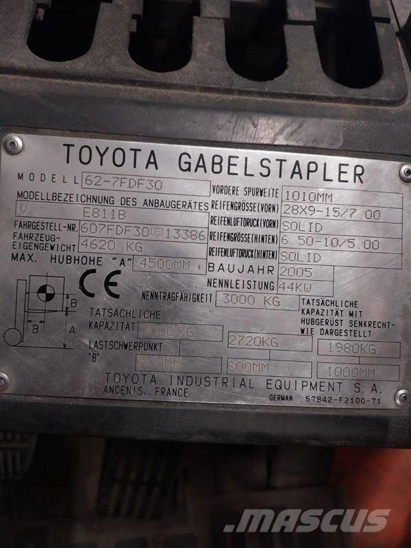 Toyota 62-7FDF30 Další