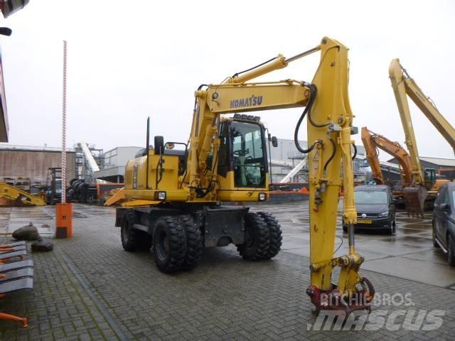 Komatsu PW 140-7 Kolová rýpadla