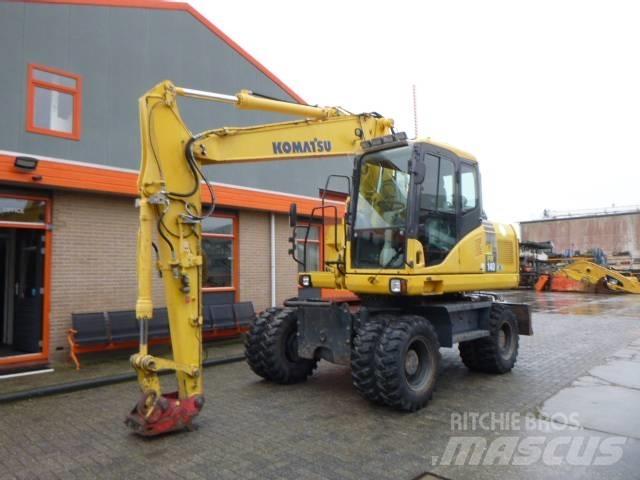 Komatsu PW 140-7 Kolová rýpadla