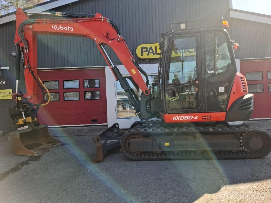 Kubota KX 080-4 Midi rýpadla 7t - 12t