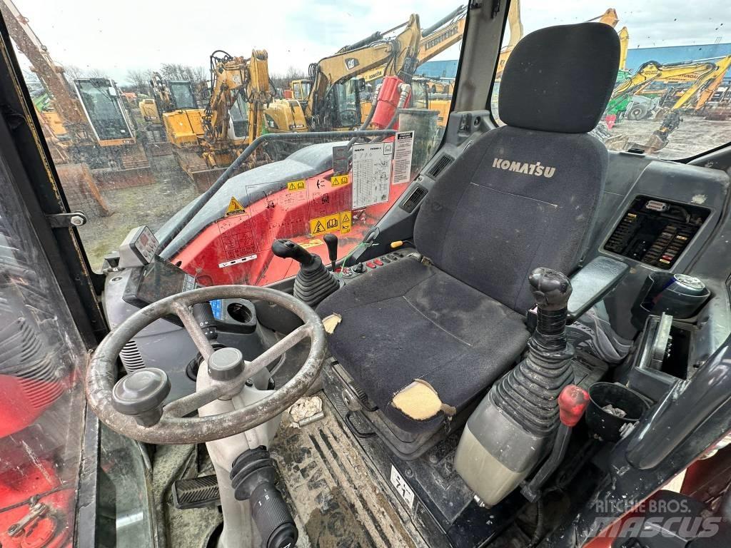 Komatsu PW98MR-8 Kolová rýpadla