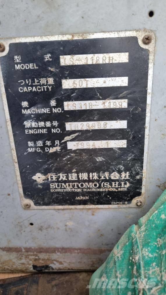 Sumitomo LS118RH5 Pásové jeřáby