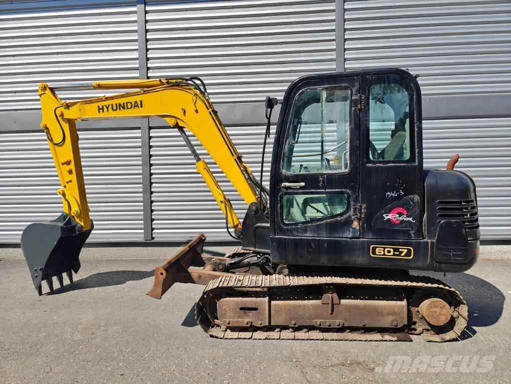 Hyundai R 60-7 Mini rýpadla < 7t
