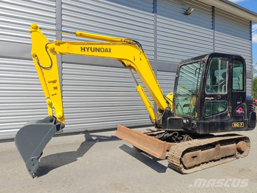 Hyundai R 60-7 Mini rýpadla < 7t