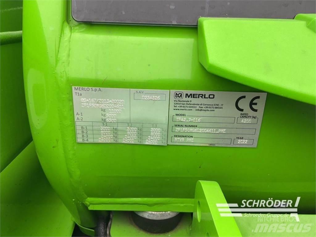 Merlo TF 42.7 - 116 Teleskopické nakladače pro zemědělství