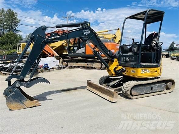 John Deere 27D Mini rýpadla < 7t