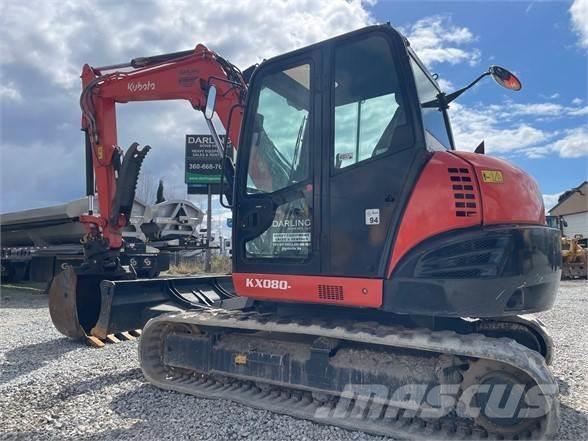 Kubota KX080-4 Pásová rýpadla