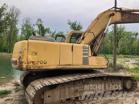 Komatsu PC 200 Pásová rýpadla