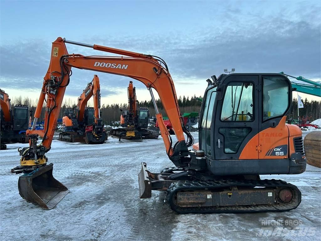 Doosan dx55 Mini rýpadla < 7t