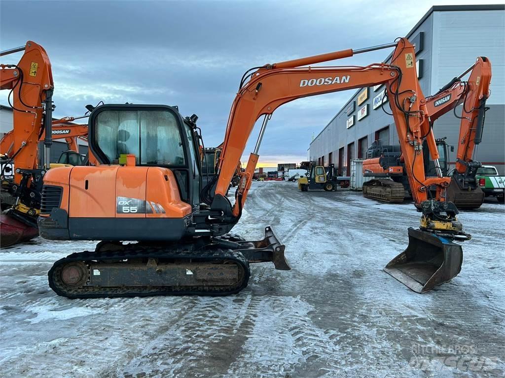 Doosan dx55 Mini rýpadla < 7t