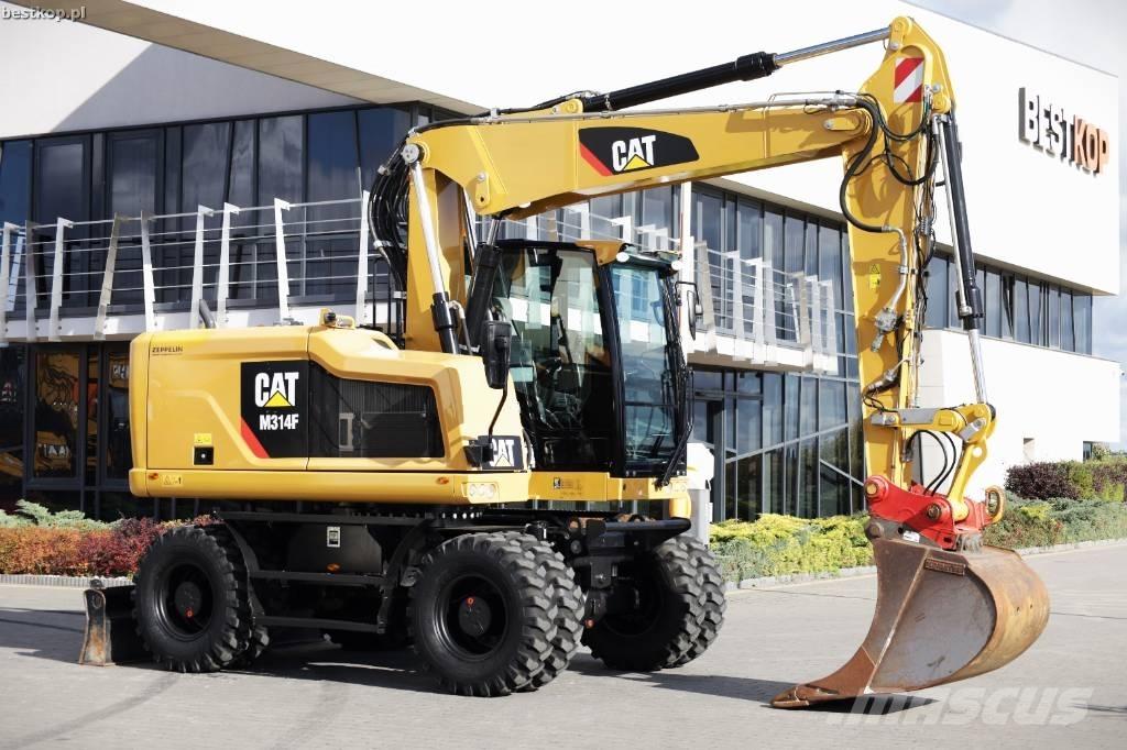 CAT M 314 F Kolová rýpadla