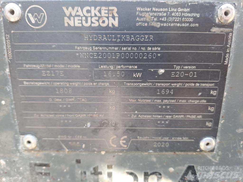 Wacker Neuson EZ17e Pásová rýpadla