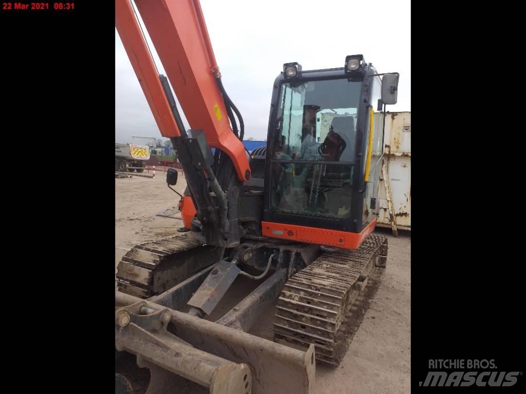 Kubota KX 080-4 Midi rýpadla 7t - 12t
