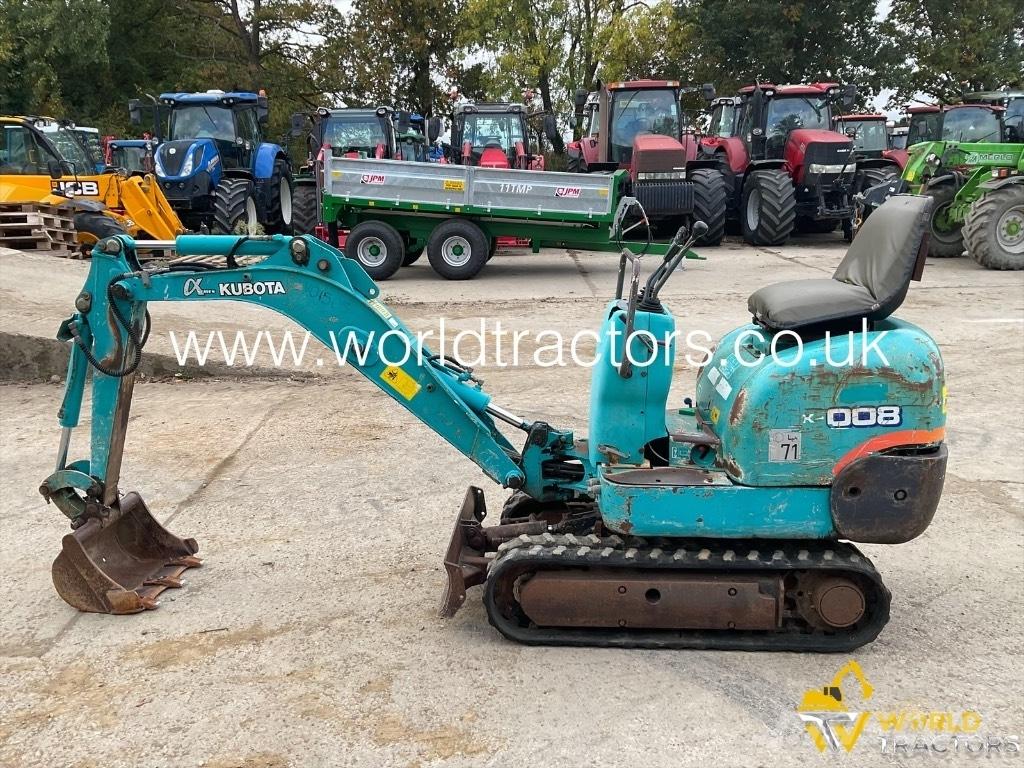 Kubota K 008 Mini rýpadla < 7t