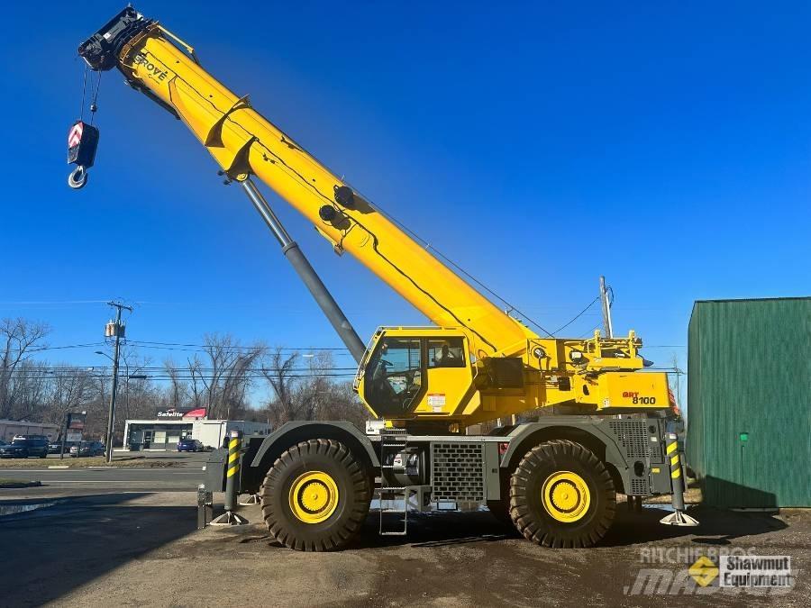 Grove GRT 8100 Jeřáby pro těžký terén