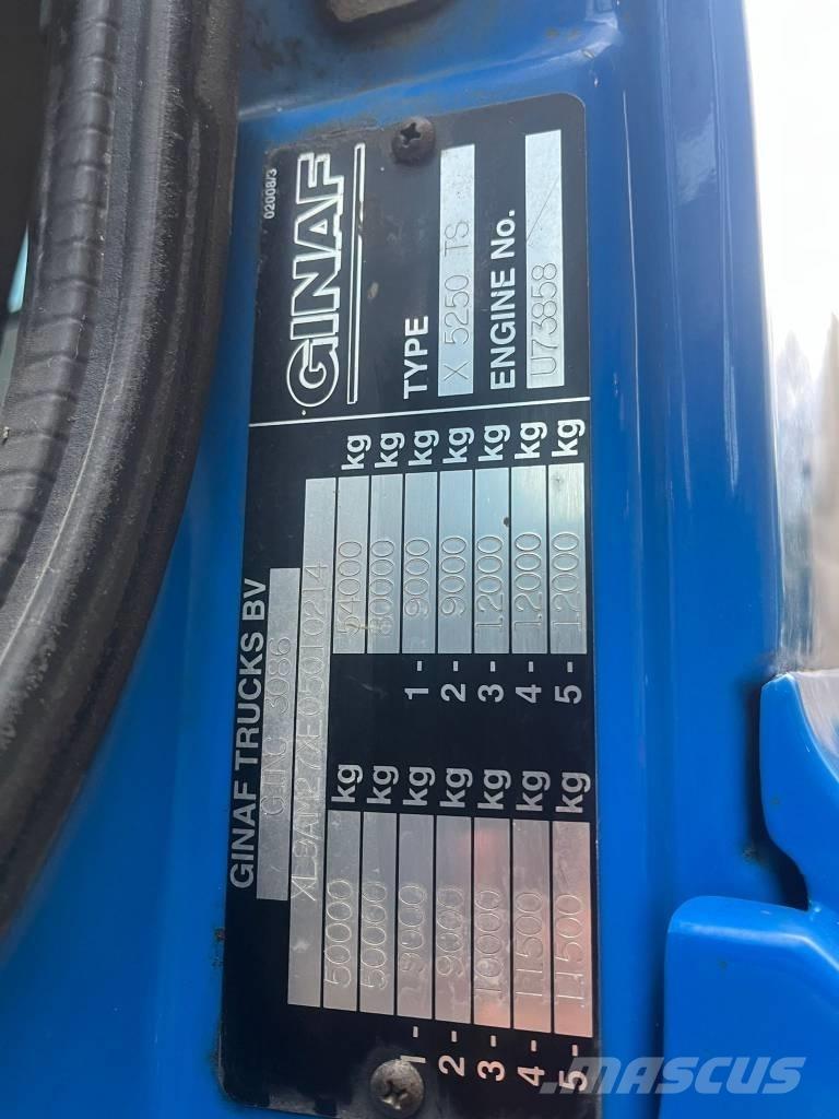 Ginaf X 5250 TS Stavební míchačky