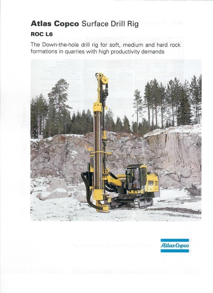 Atlas Copco L6H Povrchové vrtací stroje