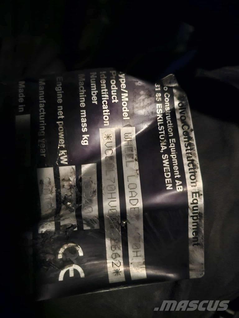 Volvo L 70 H deler Kolové nakladače