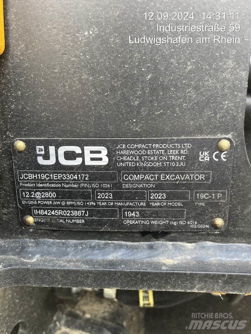 JCB 19C-1 Mini rýpadla < 7t