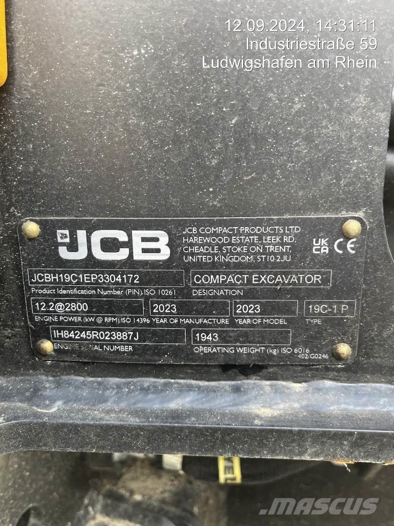 JCB 19C-1 Mini rýpadla < 7t