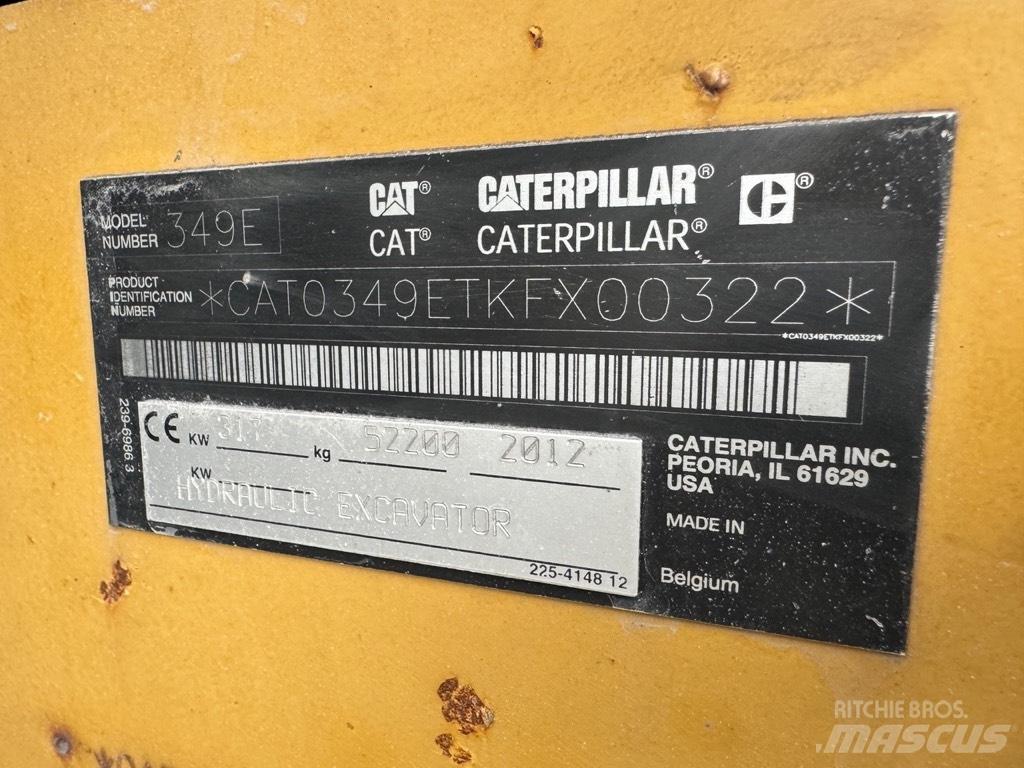 CAT 349 E Pásová rýpadla